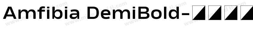 Amfibia DemiBold字体转换